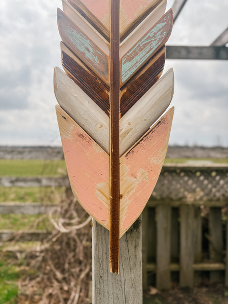 27” Wall Hanging Feather