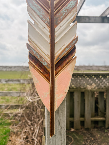 32” Wall Hanging Feather