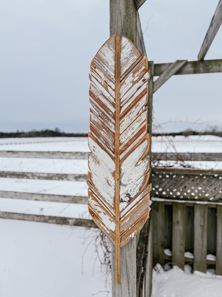 30” Wall Hanging Feather