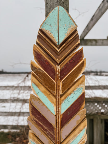 32” Wall Hanging Feather