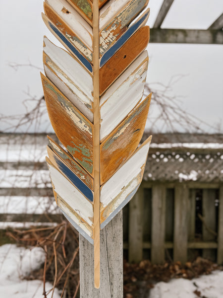 32” Wall Hanging Feather