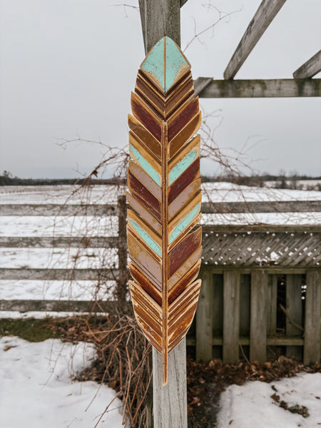 32” Wall Hanging Feather