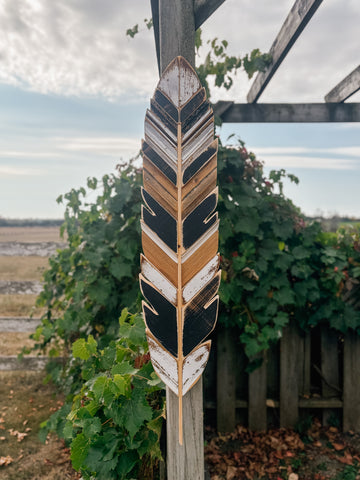 33” Wall Hanging Feather