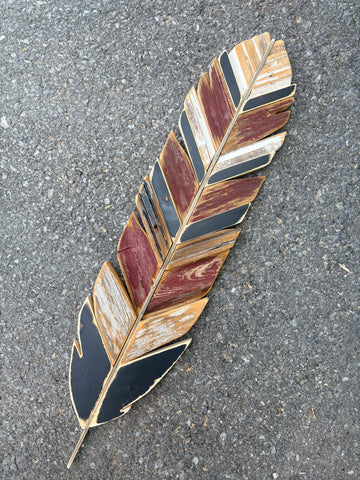 36” Wall Hanging Feather