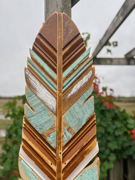 37” Wall Hanging Feather