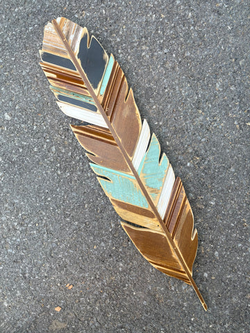 38” Wall Hanging Feather