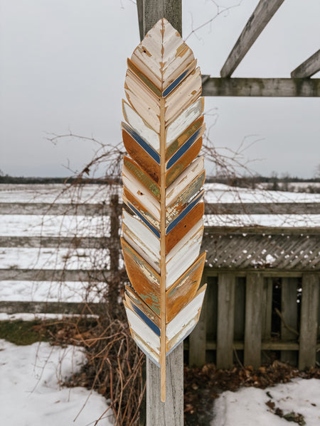 32” Wall Hanging Feather