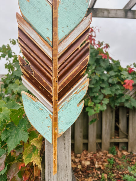 37” Wall Hanging Feather