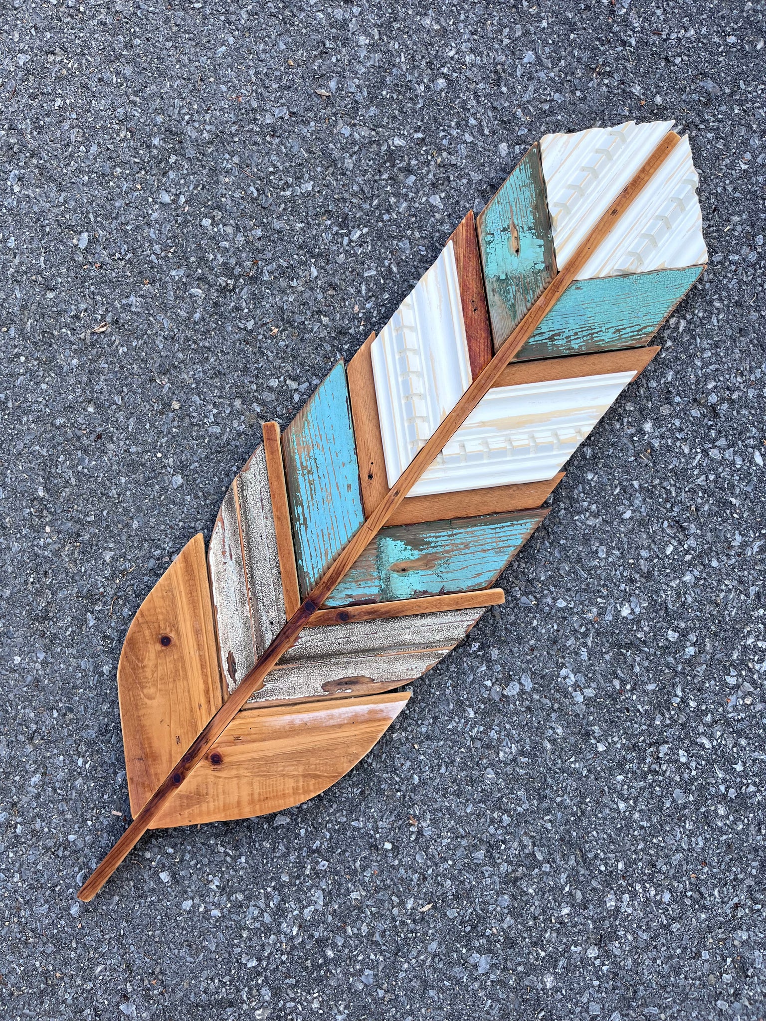 34" Wall Hanging Feather
